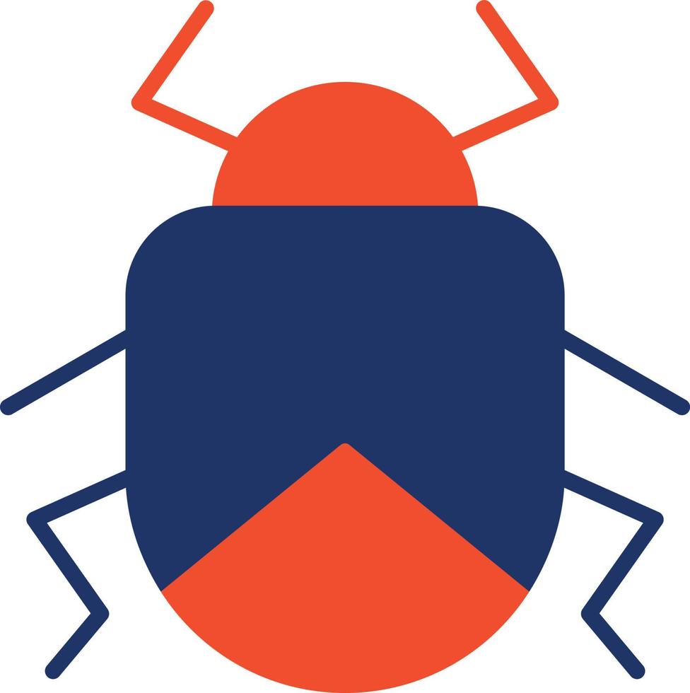 Beetle Color Icon vector