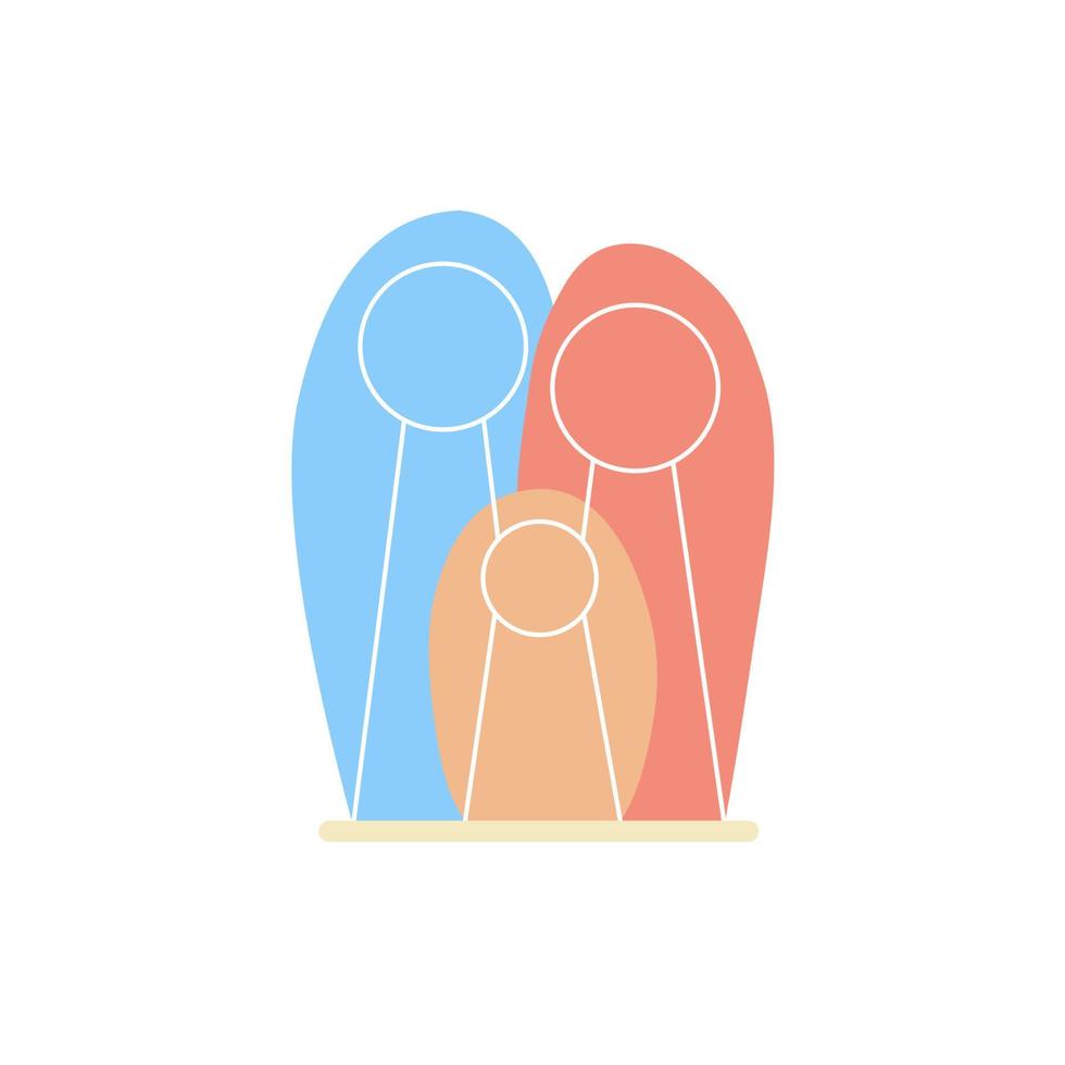 Graphic design logo of Parents. Good for daycare, event, logo, etc. vector
