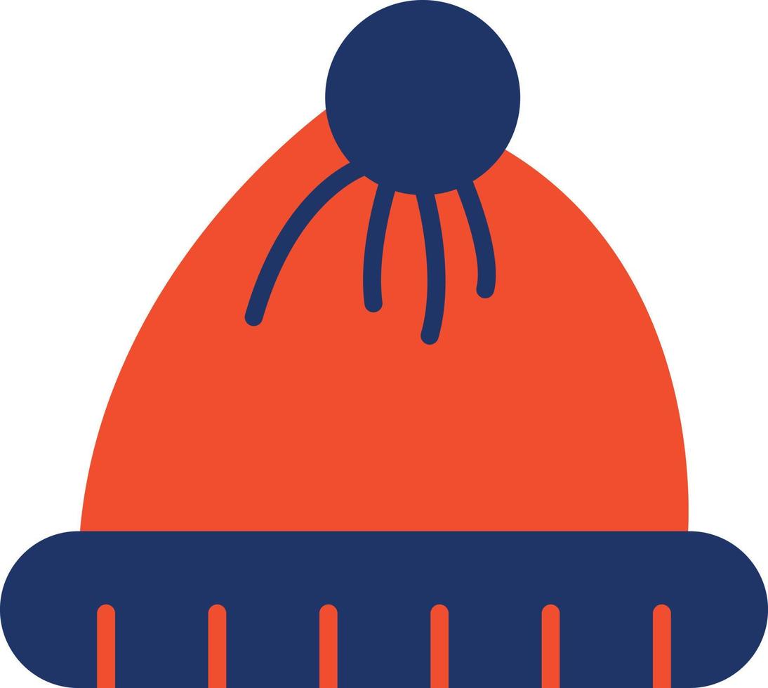 Wool Hat Line Inverted Icon vector