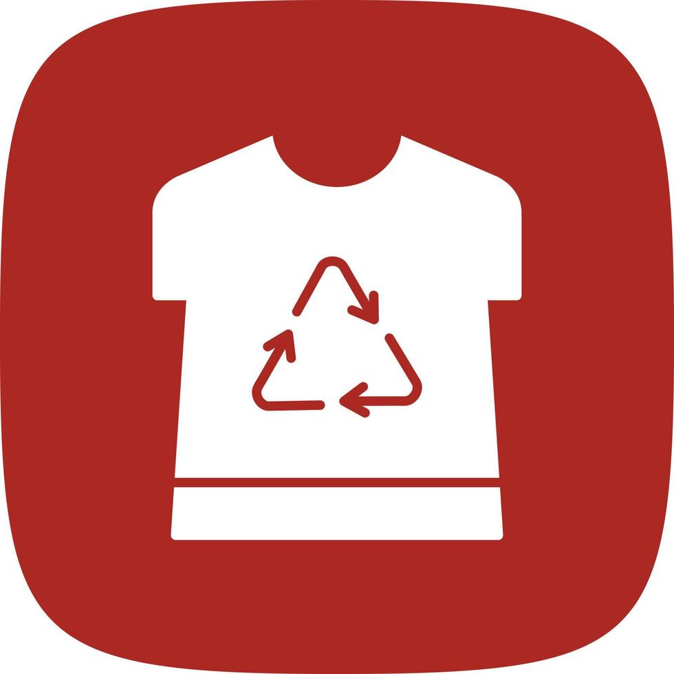 Shirt Glyph Round Corner vector