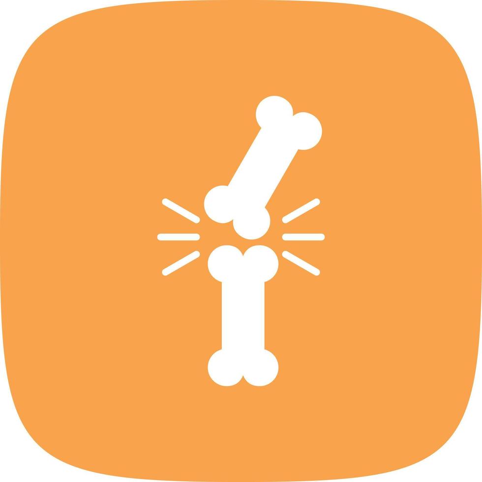 Arthritis Glyph Round Corner vector