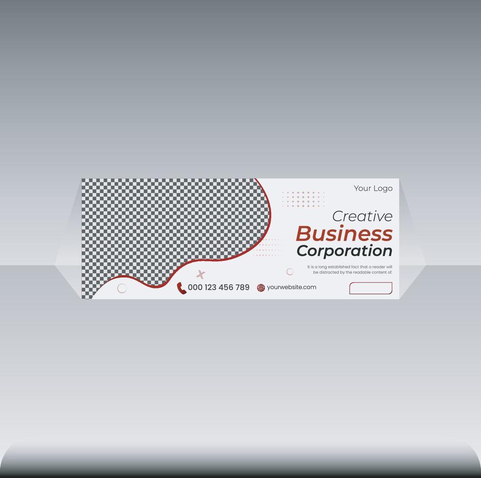 Social Media Cover Design Template vector