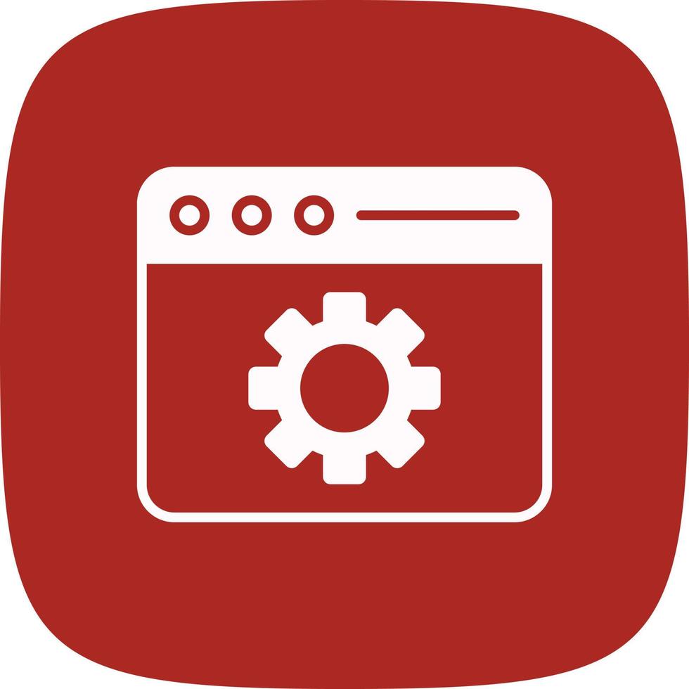 Under Construction Glyph Round Corner vector