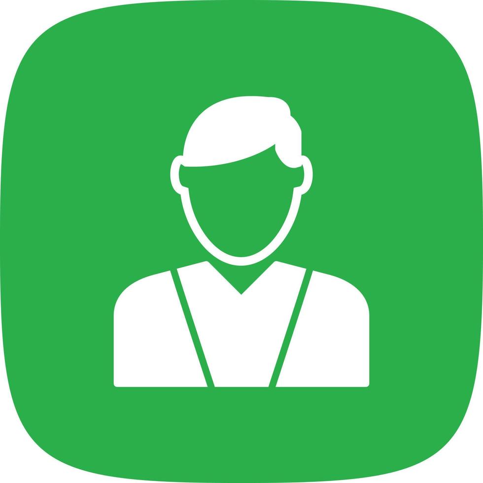 3 - Student Glyph Round Corner vector