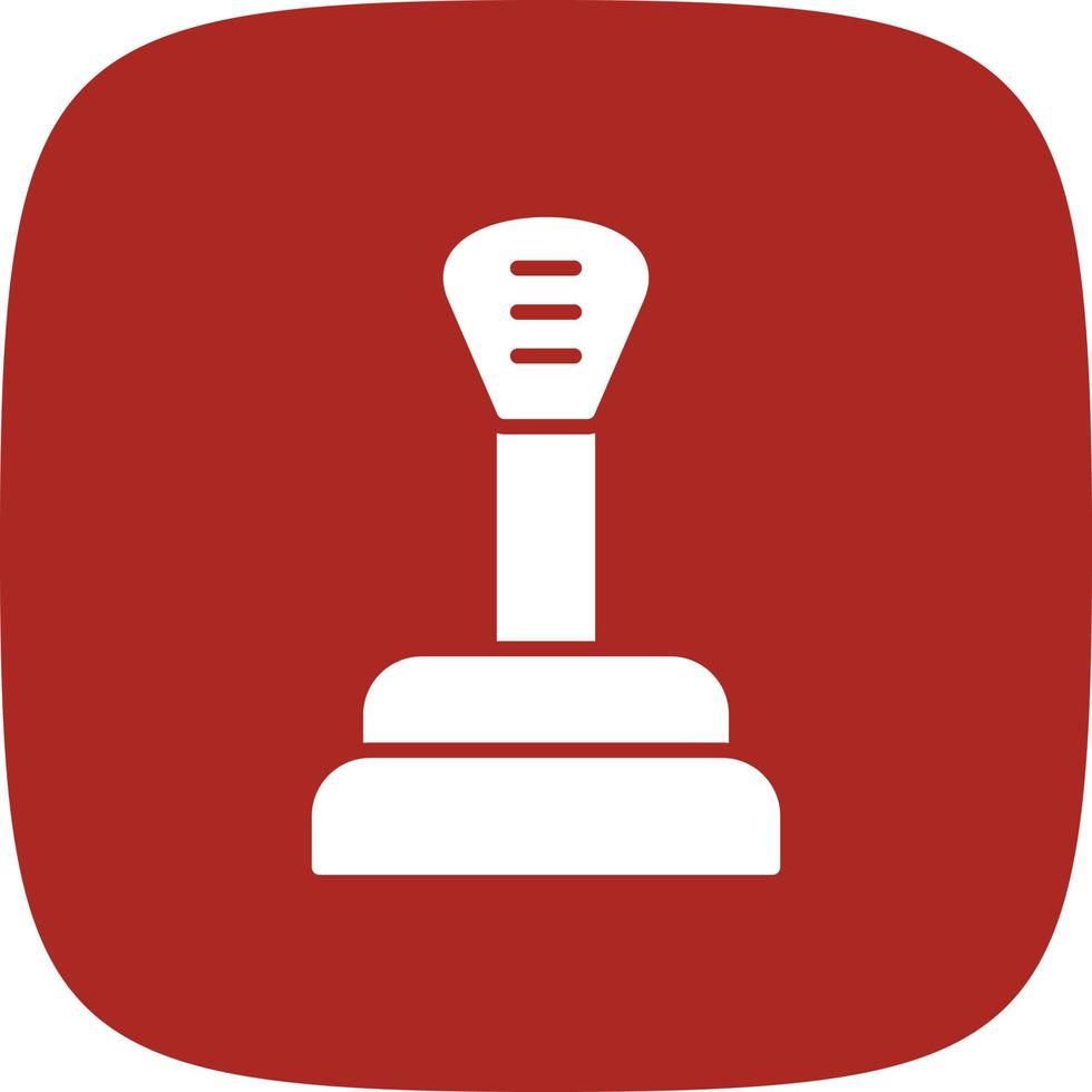 22 -  Gear Stick Glyph Round Corner vector