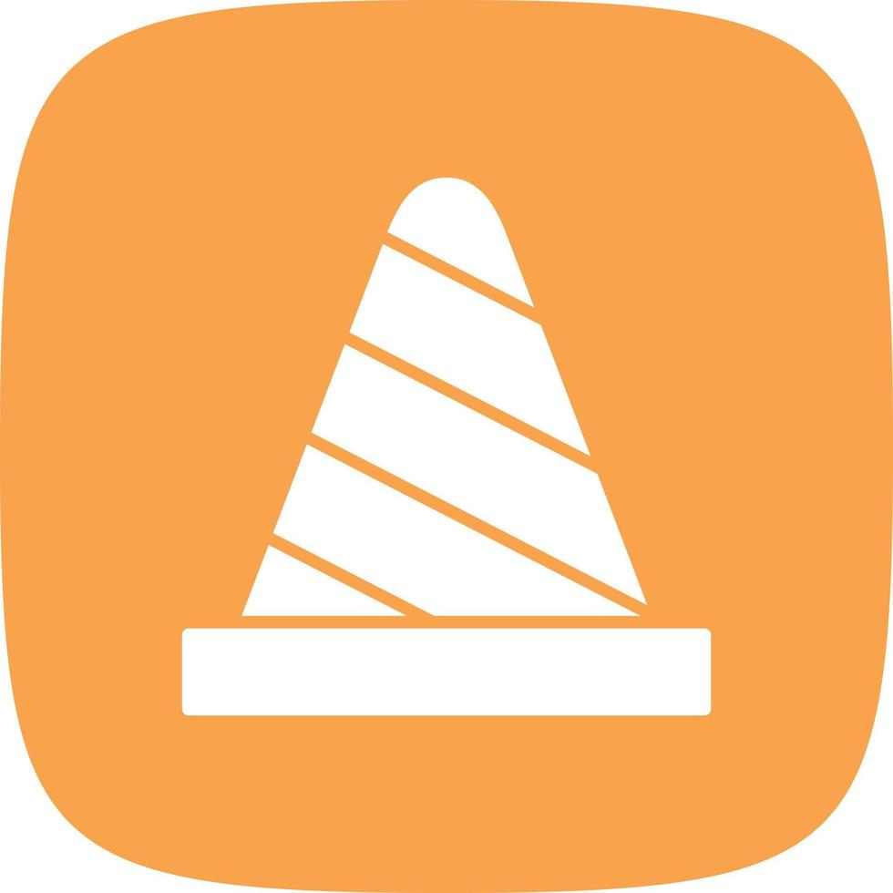 Cone Glyph Round Corner 9921030 Vector Art at Vecteezy