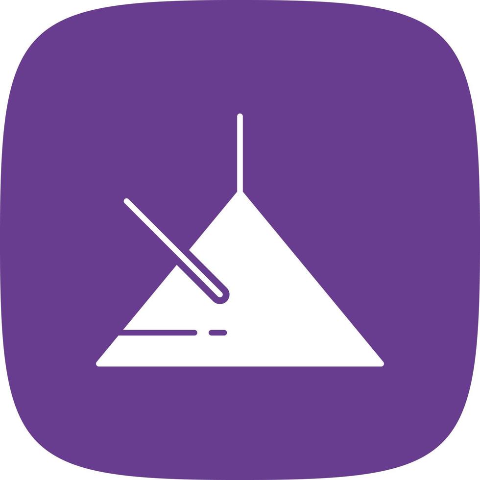 Triangle Glyph Round Corner vector