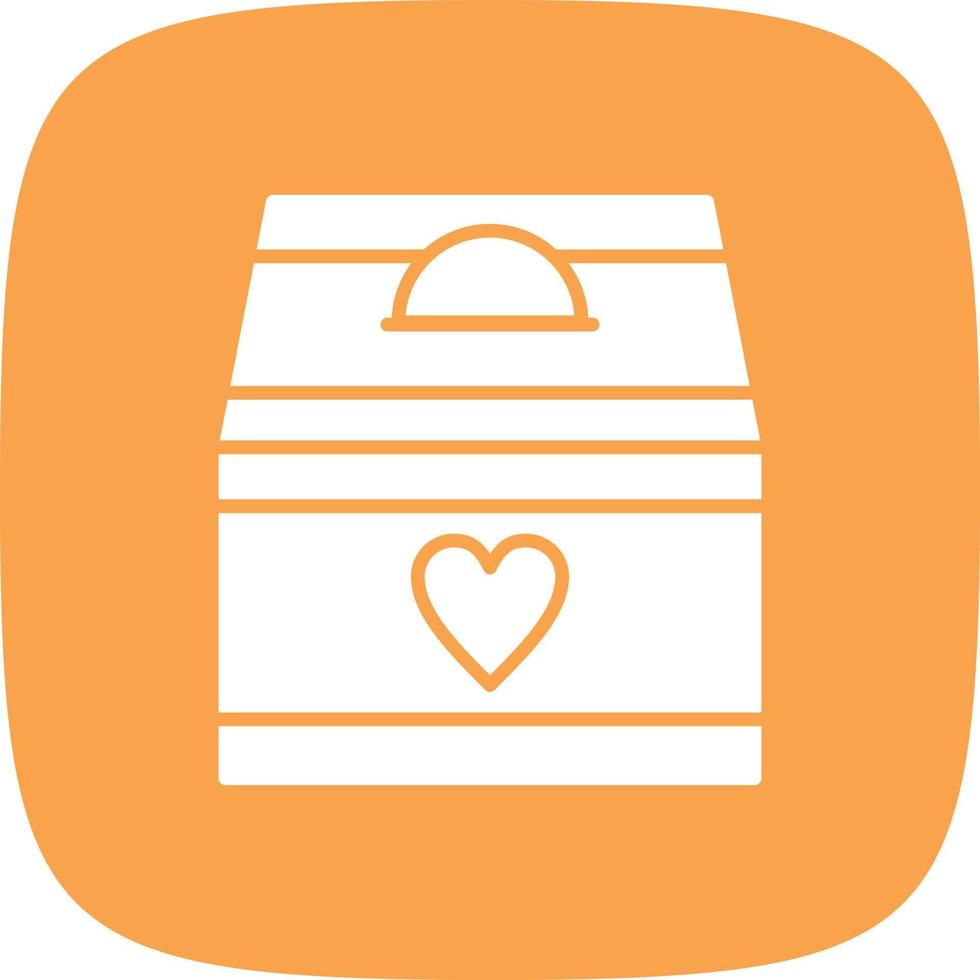 Donation Glyph Round Corner vector