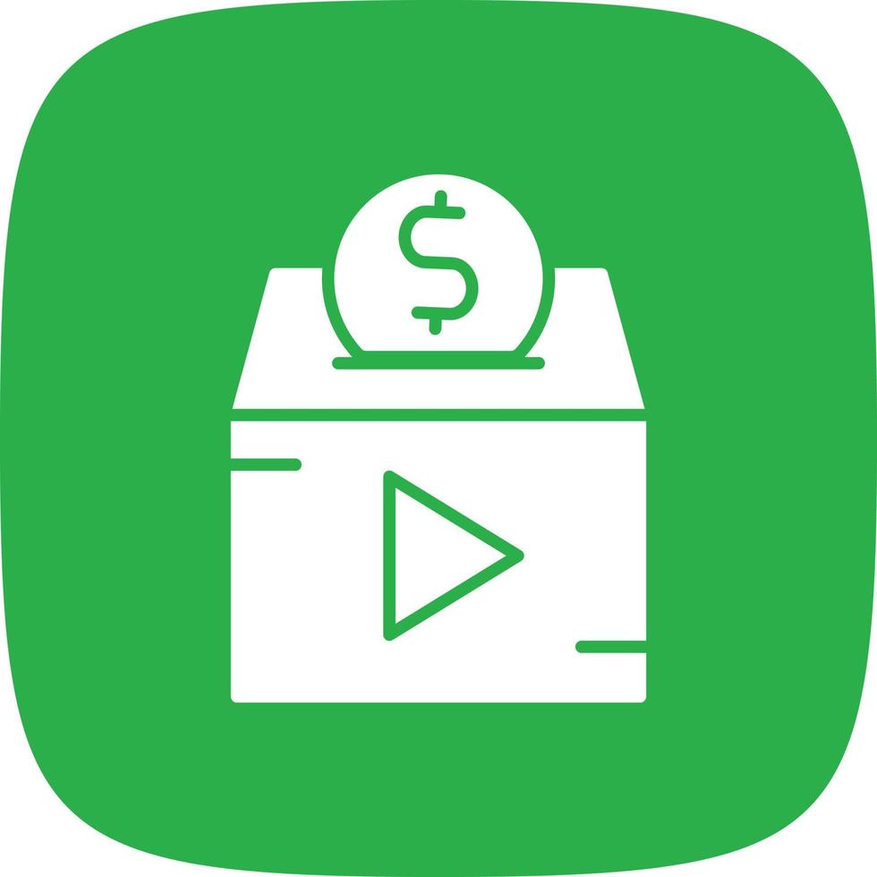 Donate Glyph Round Corner vector