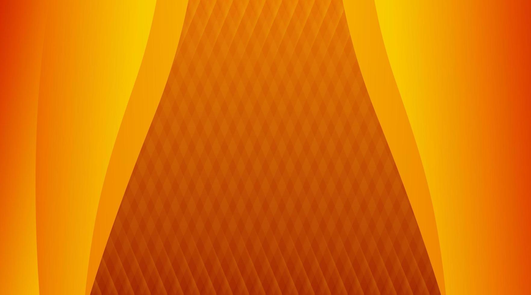 fondo naranja abstracto, con rejilla transparente vector