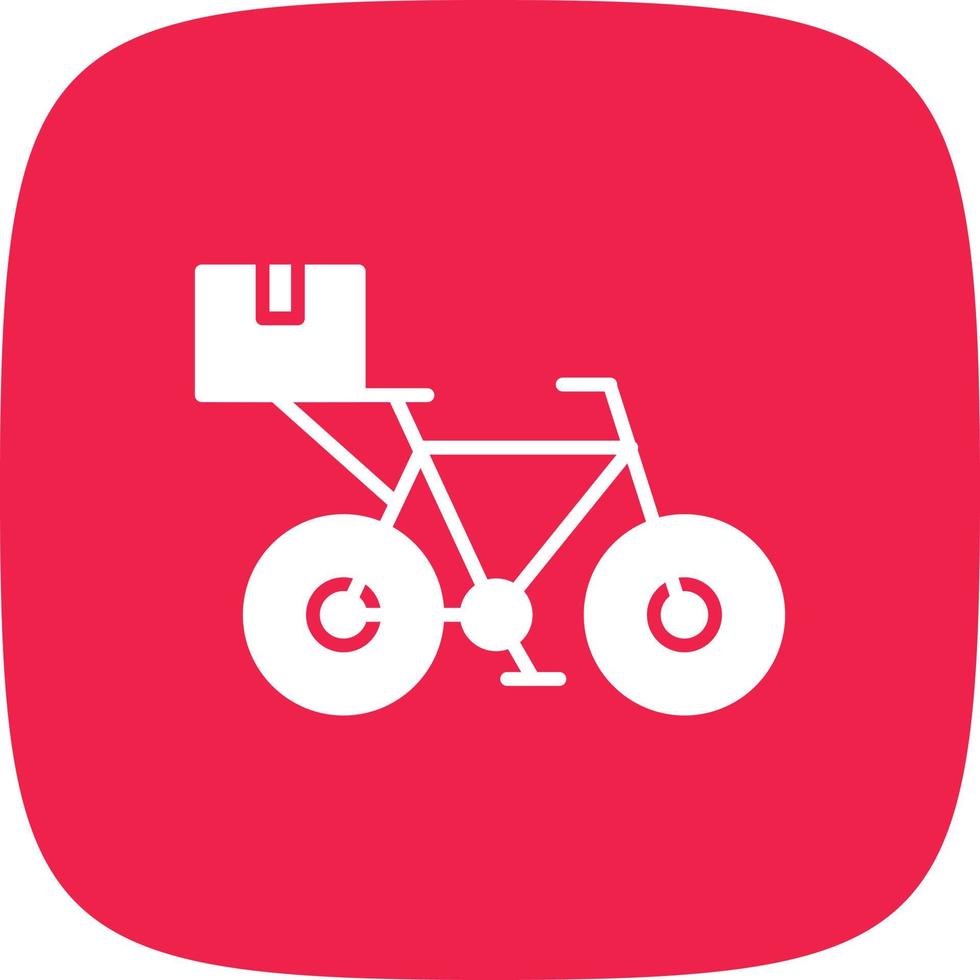 Bicycle Glyph Round Corner vector