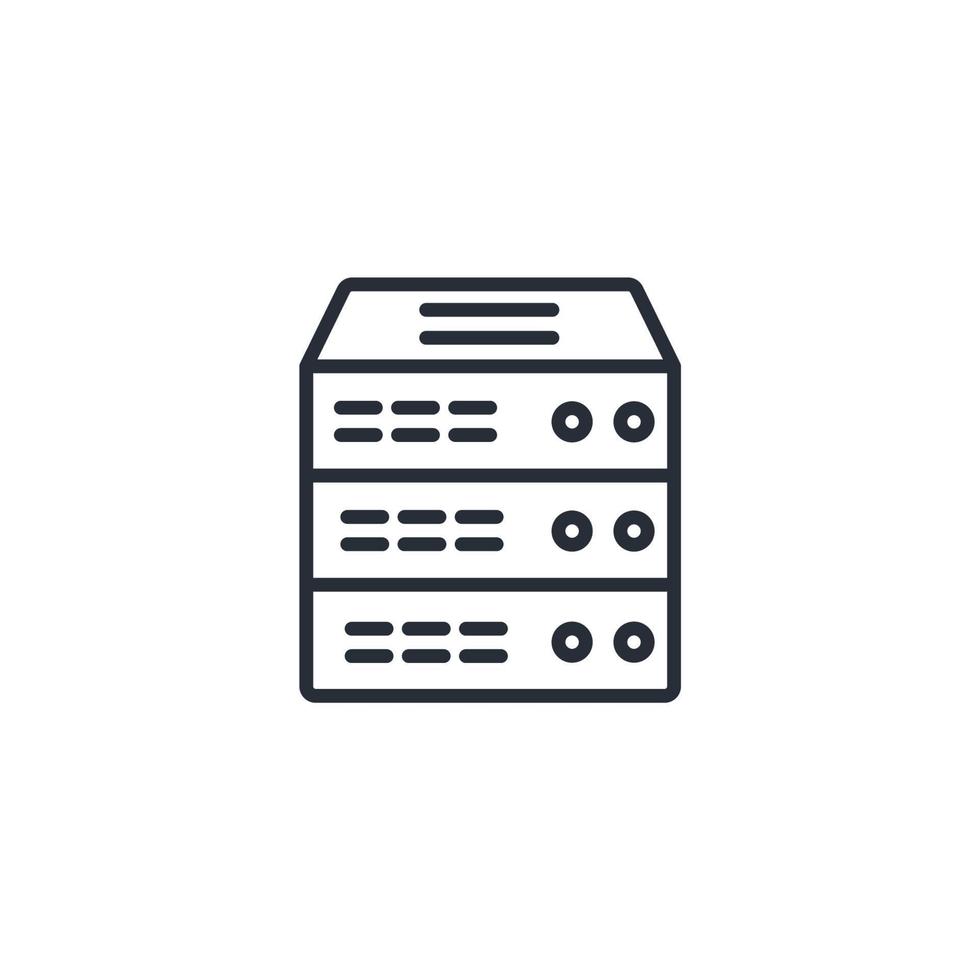server icons  symbol vector elements for infographic web