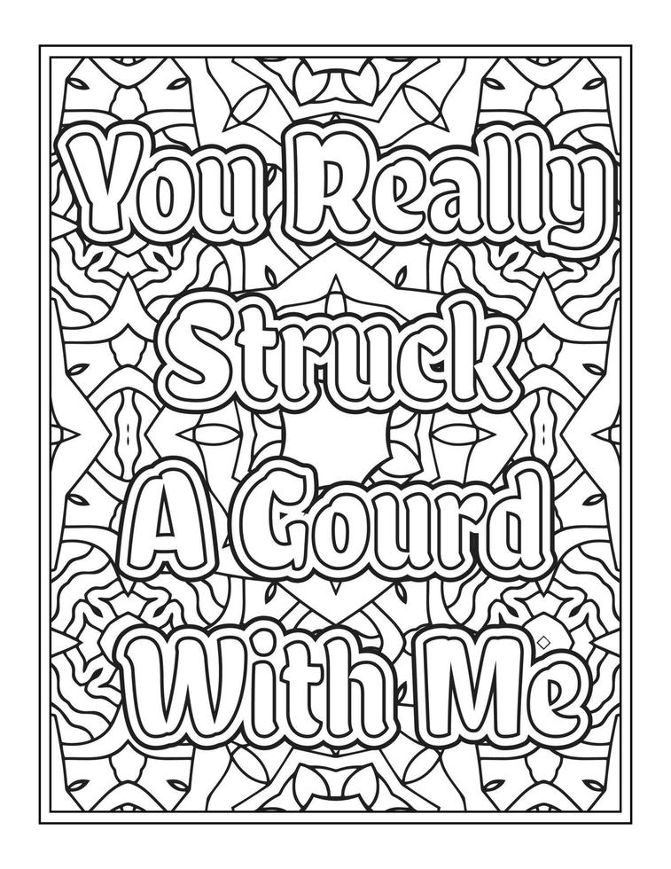 Christmas Quotes Coloring Book Page, inspirational words coloring book pages design. Positive Quotes design vector