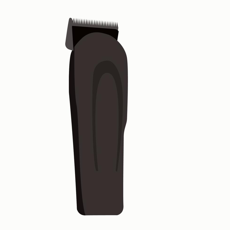 Electrical hair clipper or shaver vector illustration in isolated on white background