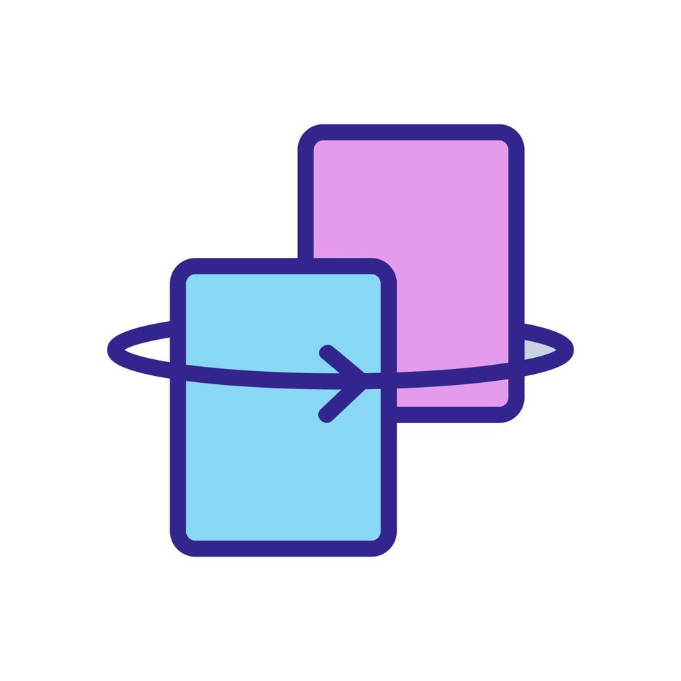 two layers icon vector outline illustration