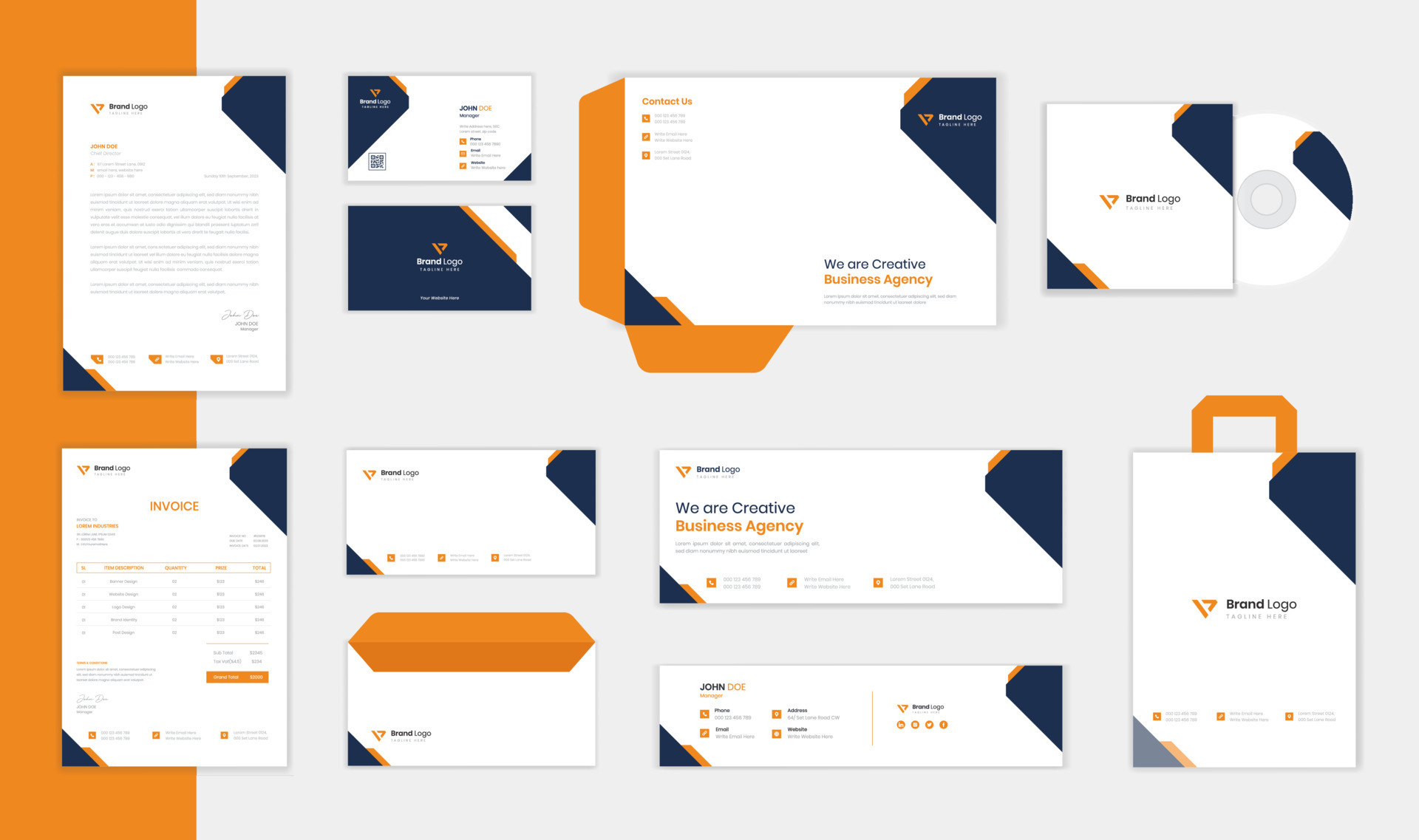 Design Business Cards, Letterhead, Envelope, And Stationery