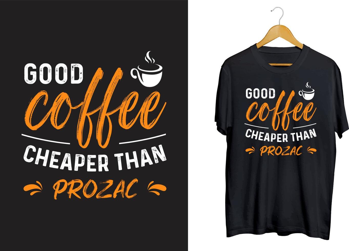 Coffee Typography T-Shirt design, Coffee quotes svg craft design vector