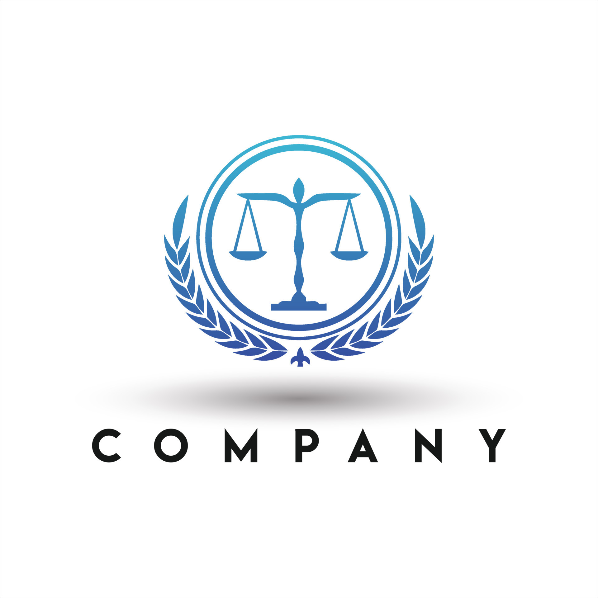 Law Firm Logo. Justice Scale Logo 9923185 Vector Art at Vecteezy
