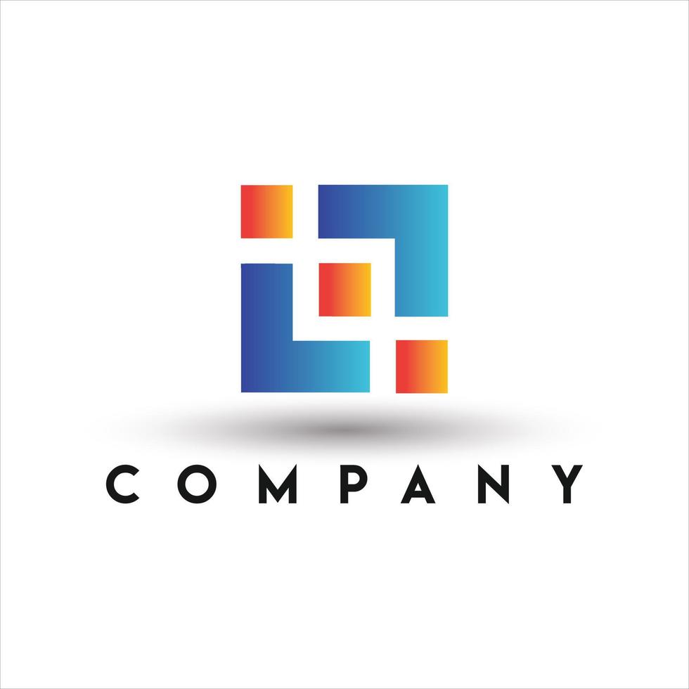 Data Center Logo. Database Hosting Logo vector