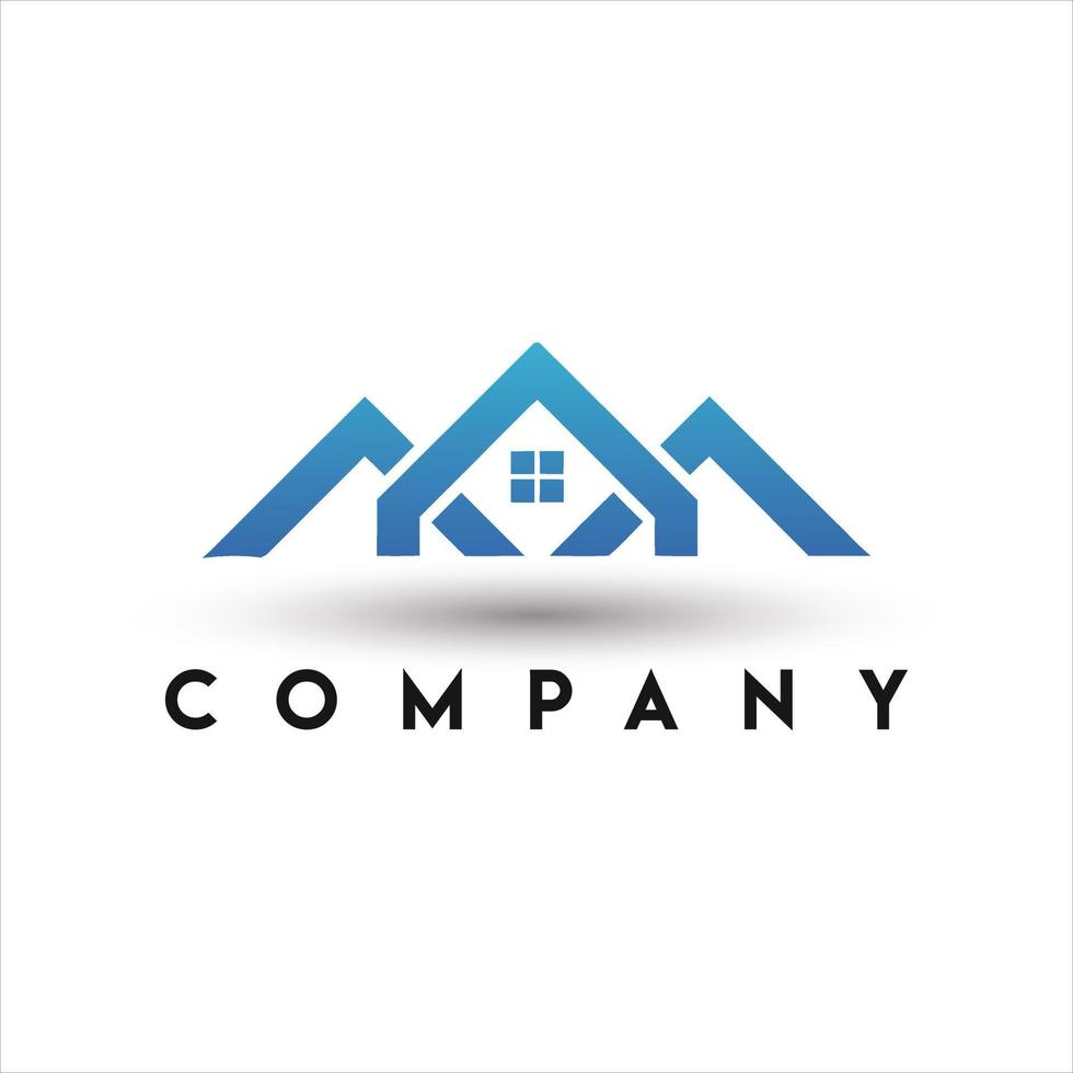 Real Estate Logo. House Club Real Estate Logo vector