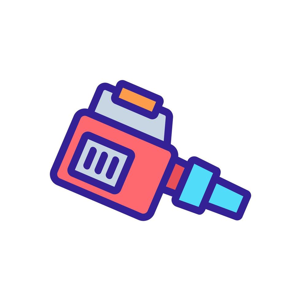 cleaning blower icon vector outline illustration