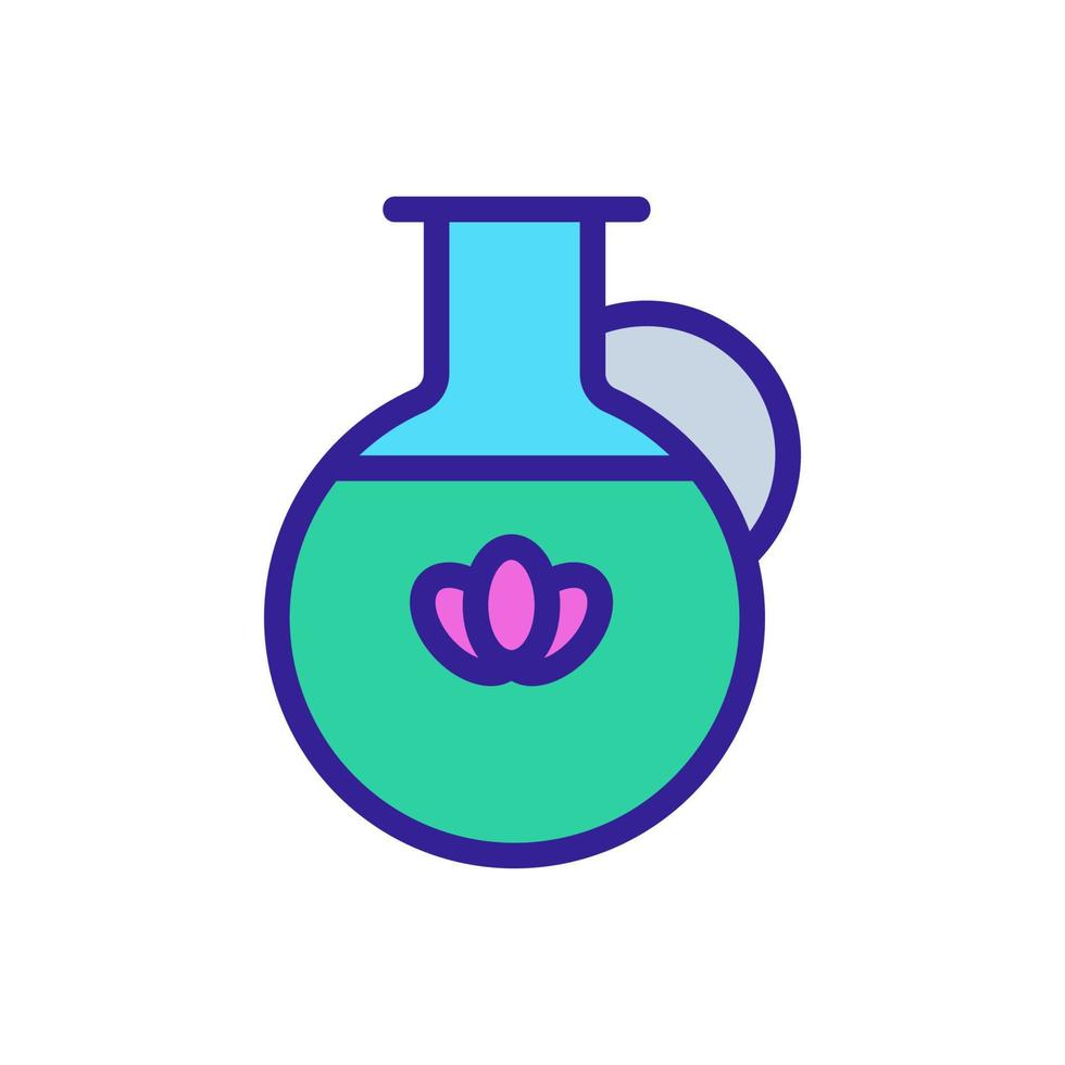 vector de icono de aceite de lavanda. ilustración de símbolo de contorno aislado