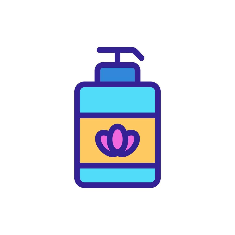 Lavender cream icon vector. Isolated contour symbol illustration vector