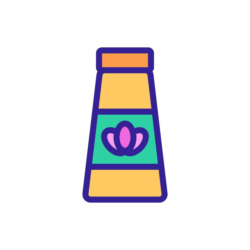 Lavender cream icon vector. Isolated contour symbol illustration vector