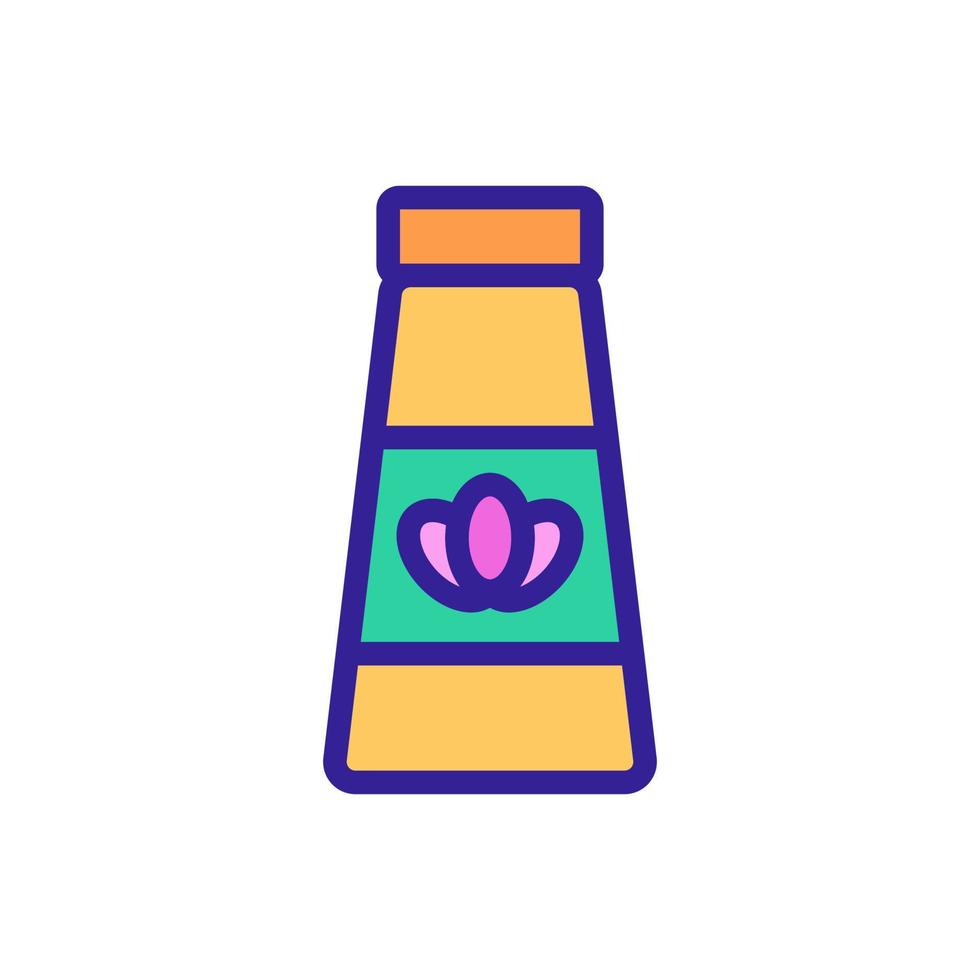 vector de icono de crema de lavanda. ilustración de símbolo de contorno aislado