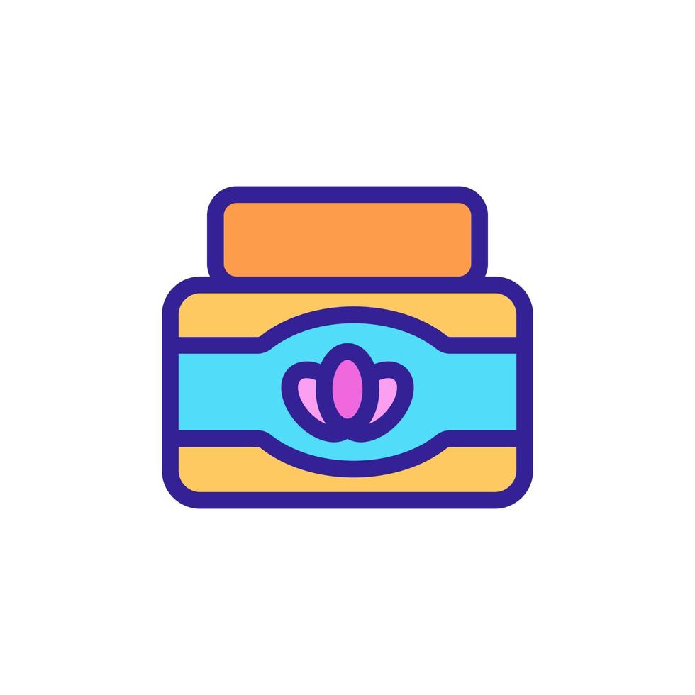 vector de icono de crema de lavanda. ilustración de símbolo de contorno aislado