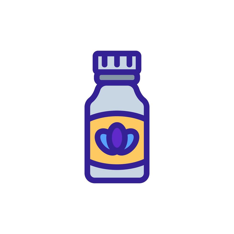 Lavender cream icon vector. Isolated contour symbol illustration vector