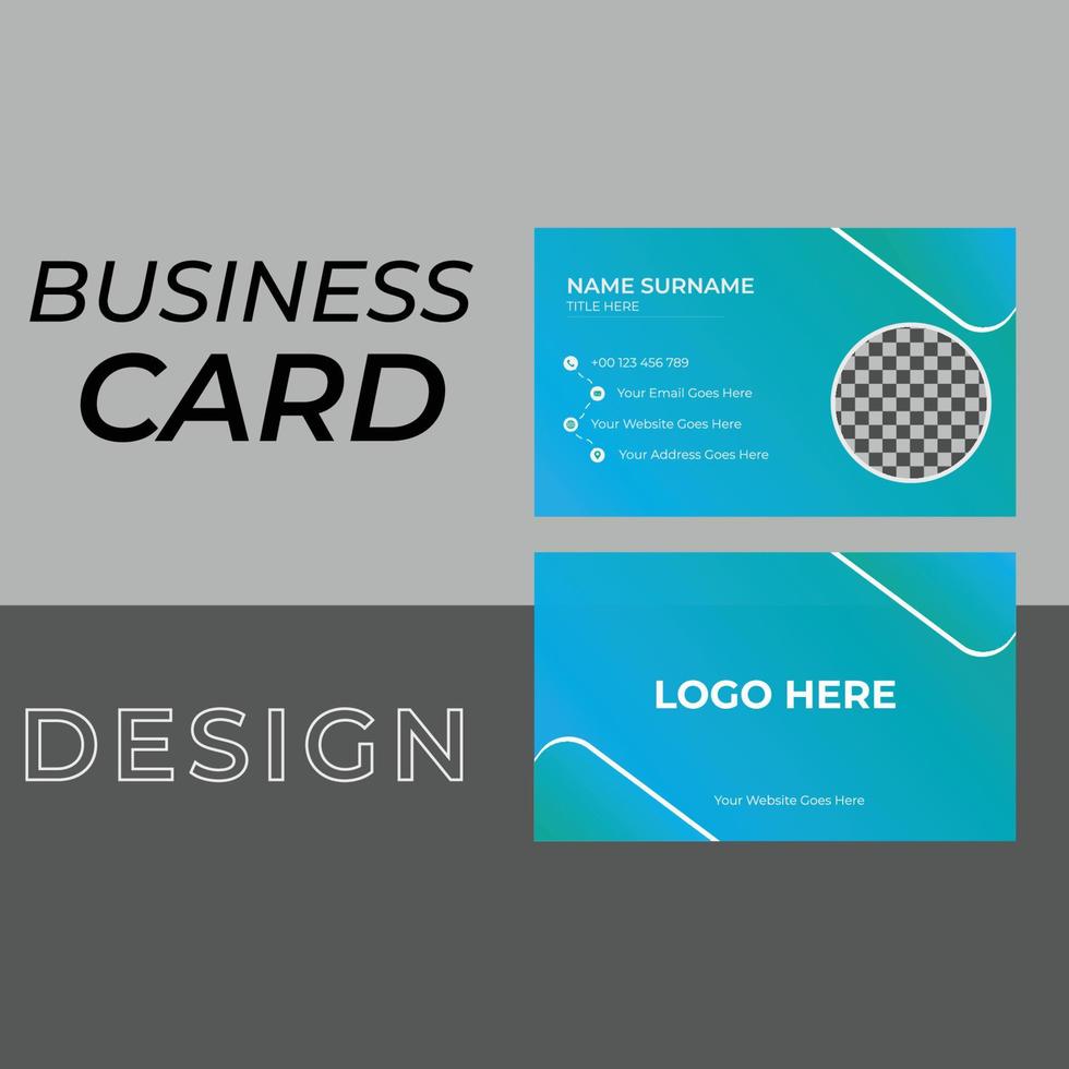 Business Card Template vector