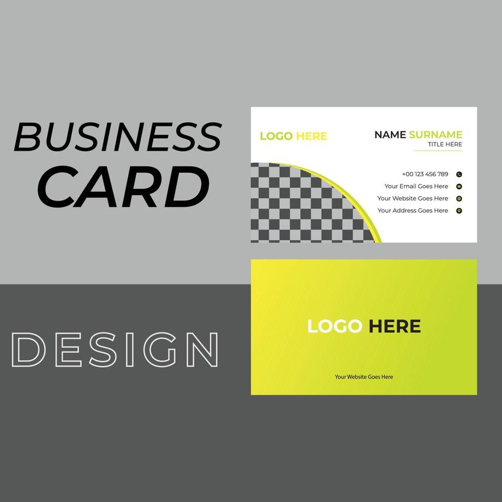 Business Card Template vector