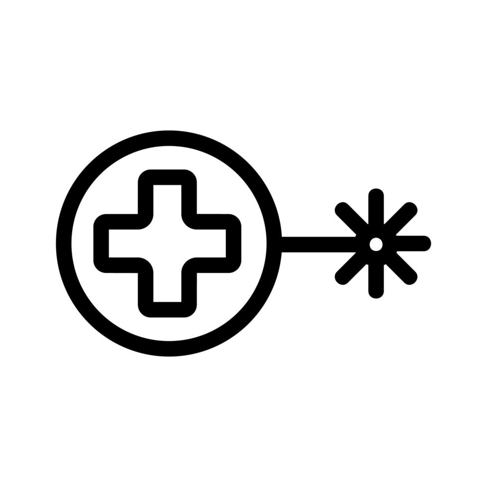 vector de icono de corte de soldadura láser. ilustración de símbolo de contorno aislado
