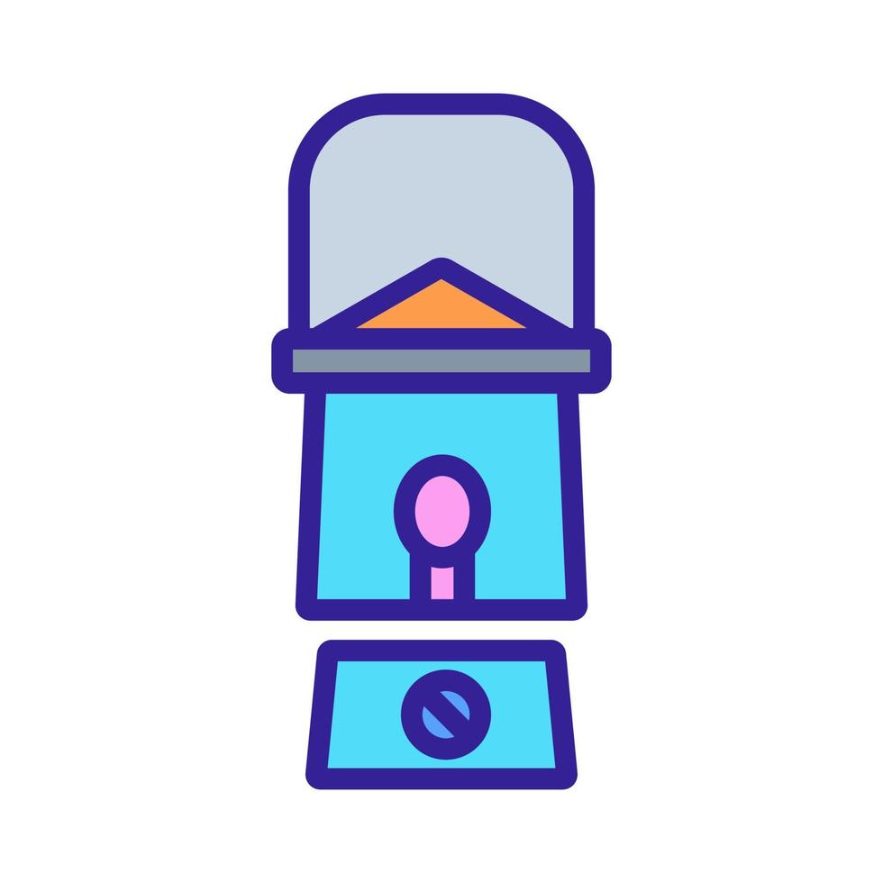 fire control lantern icon vector outline illustration