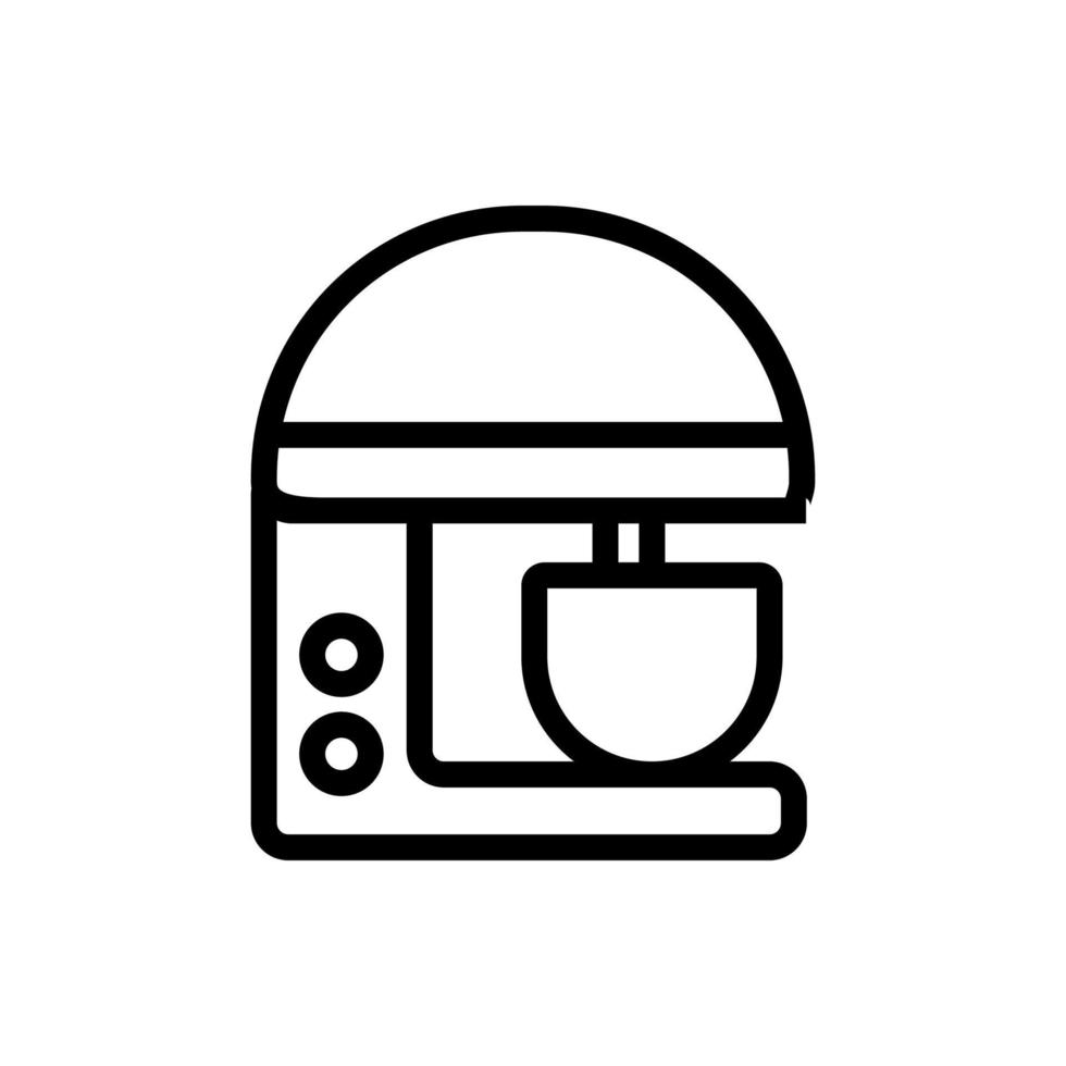 automatic stationary mixer icon vector outline illustration