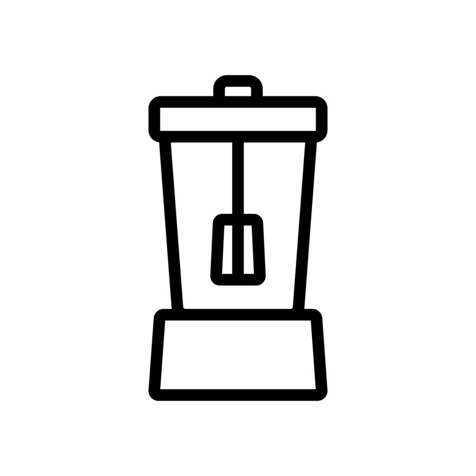 cocktail mixing bowl icon vector outline illustration