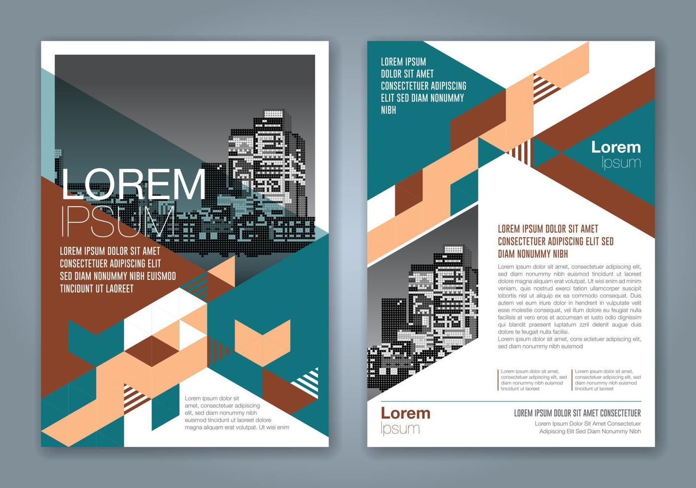 minimal geometric shapes design background for business annual report book cover brochure flyer poster vector