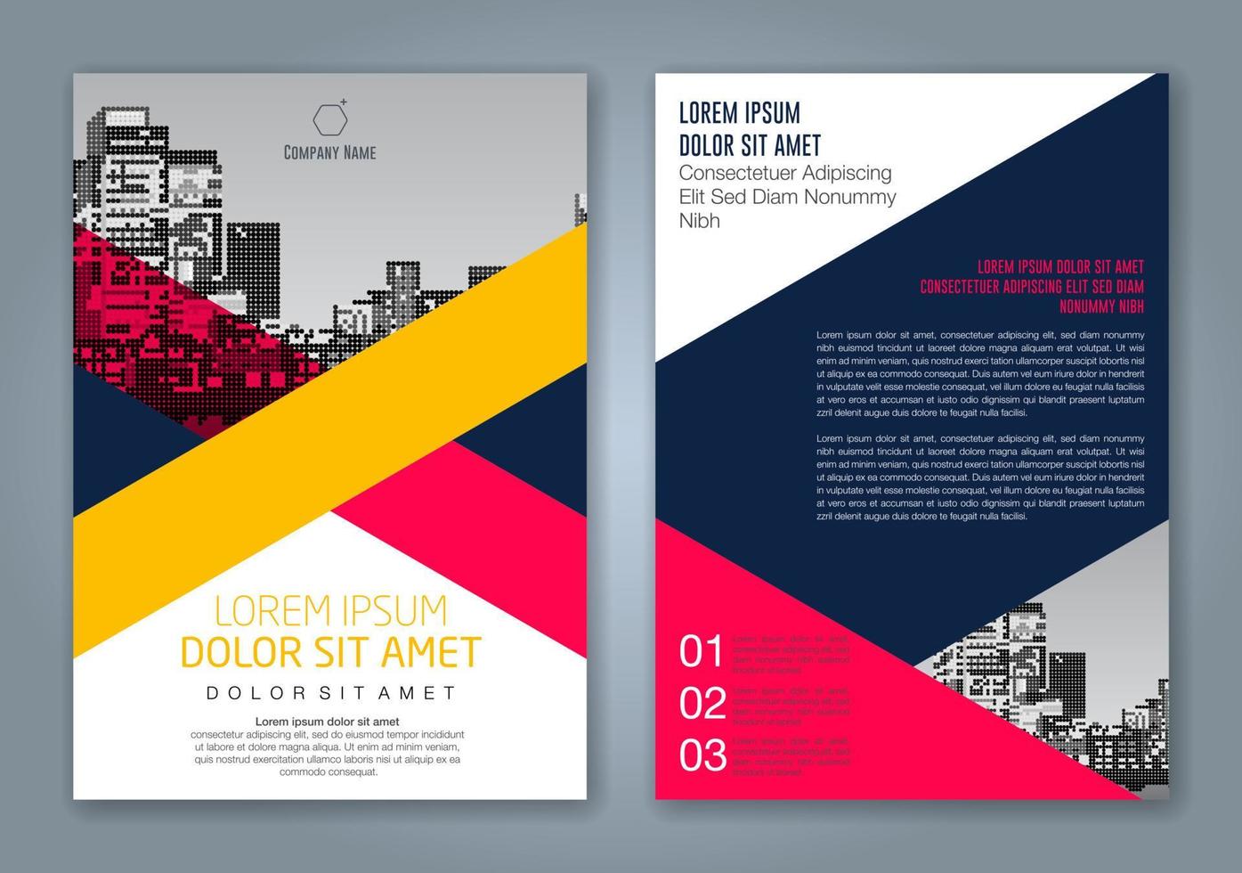 minimal geometric shapes design background for business annual report book cover brochure flyer poster vector