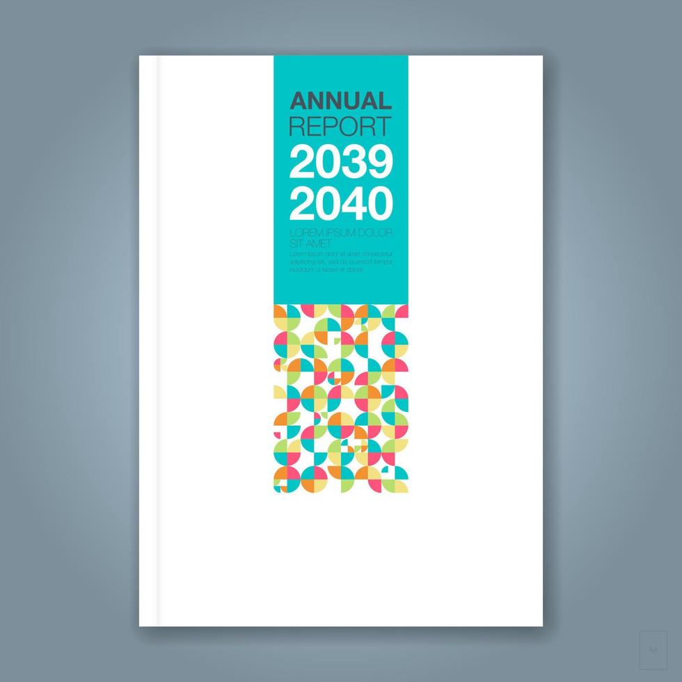 fondo de diseño de formas geométricas mínimas para informe anual de negocios portada de libro folleto folleto cartel vector
