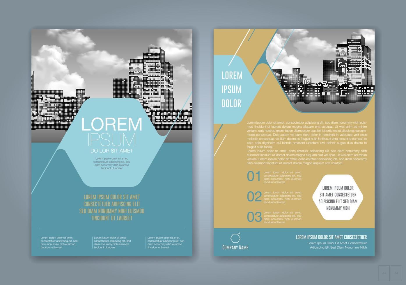 fondo de diseño de formas geométricas mínimas para informe anual de negocios portada de libro folleto folleto cartel vector