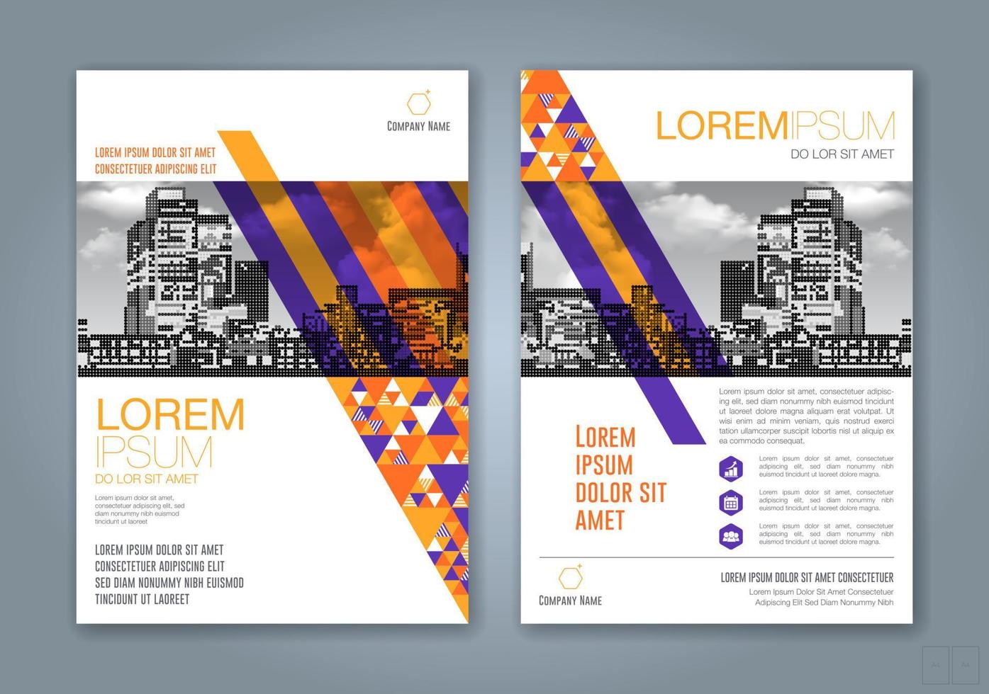 minimal geometric shapes design background for business annual report book cover brochure flyer poster vector