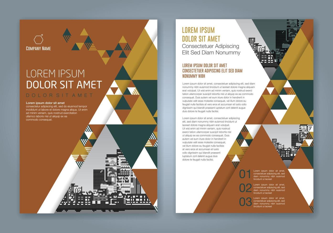 minimal geometric shapes design background for business annual report book cover brochure flyer poster vector