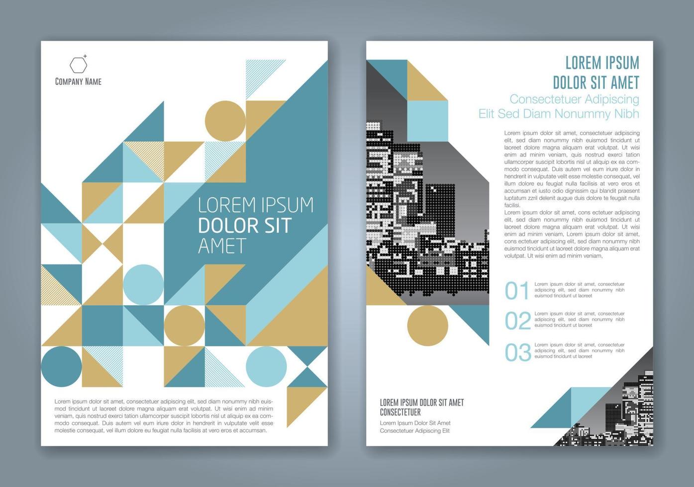 Abstract minimal geometric background for business annual report book cover brochure flyer poster vector