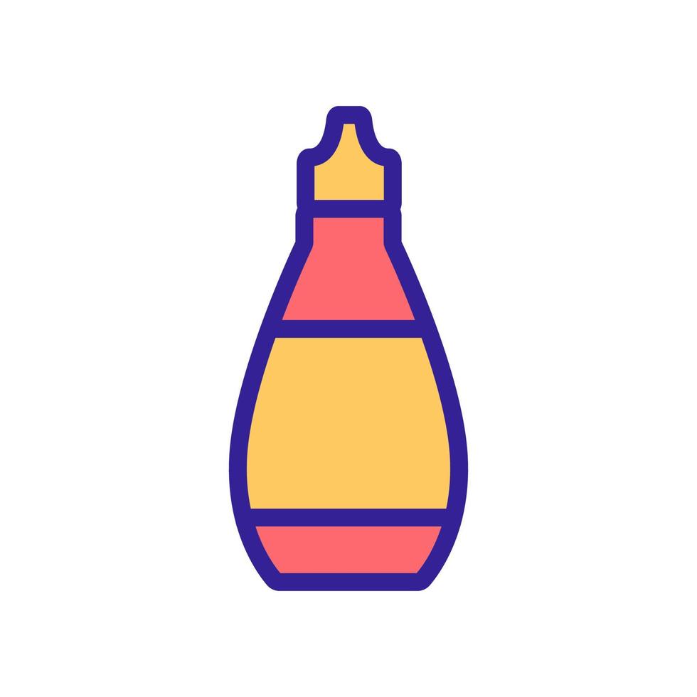 salsa en botella icono vector contorno ilustración