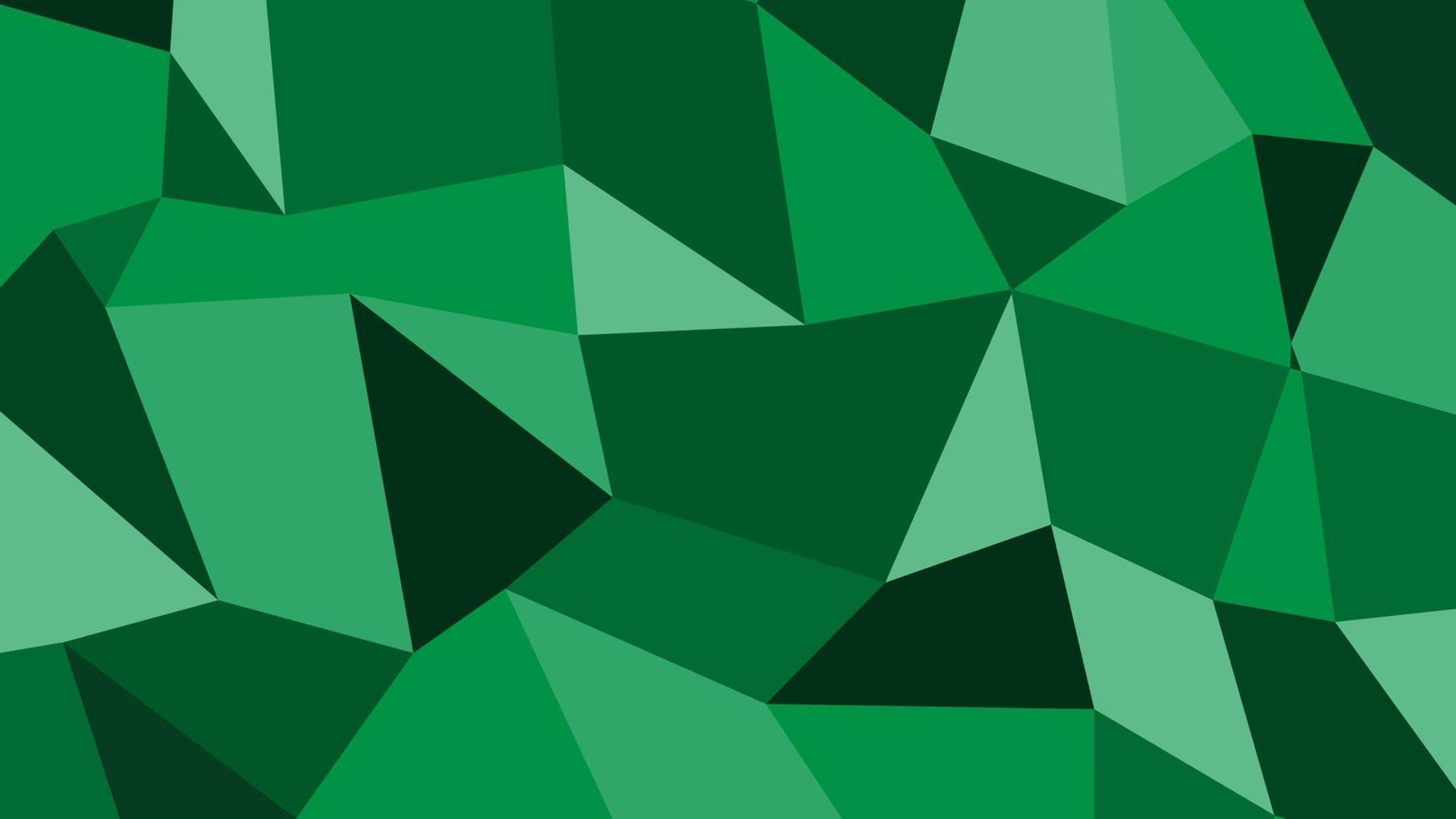 abstract geometric polygon green background, perfect for wallpaper