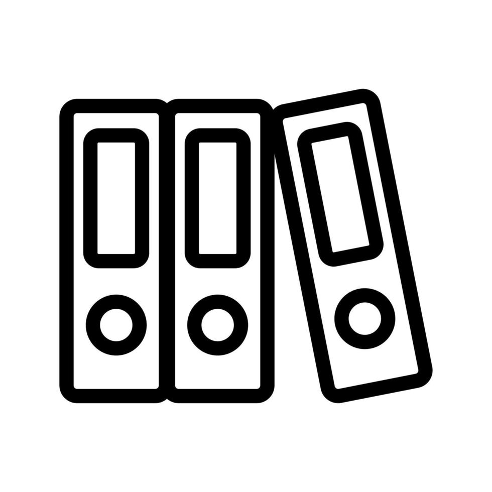 Paper documents icon vector. Isolated contour symbol illustration vector