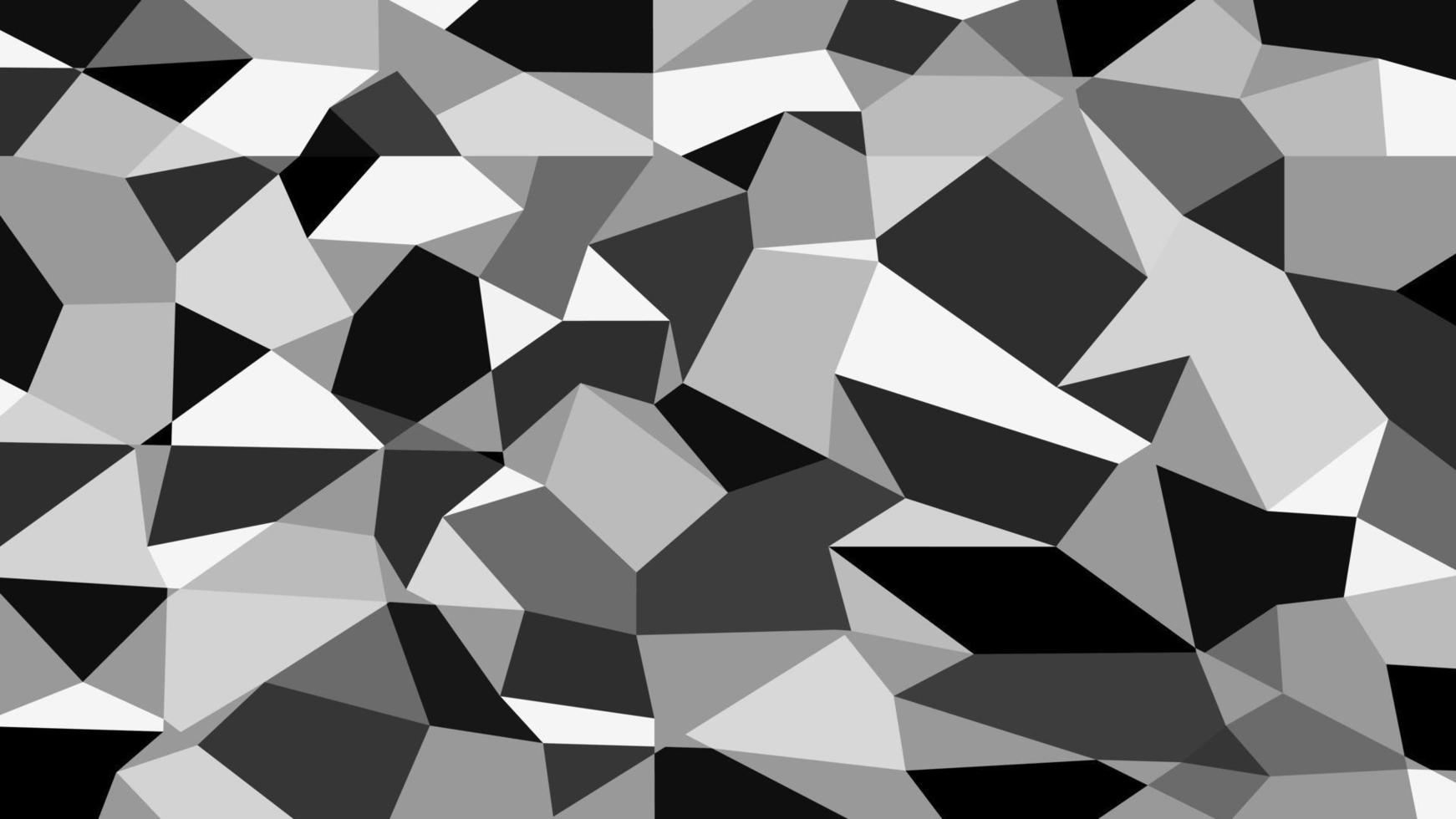 abstract geometric polygon black and grey background illustration