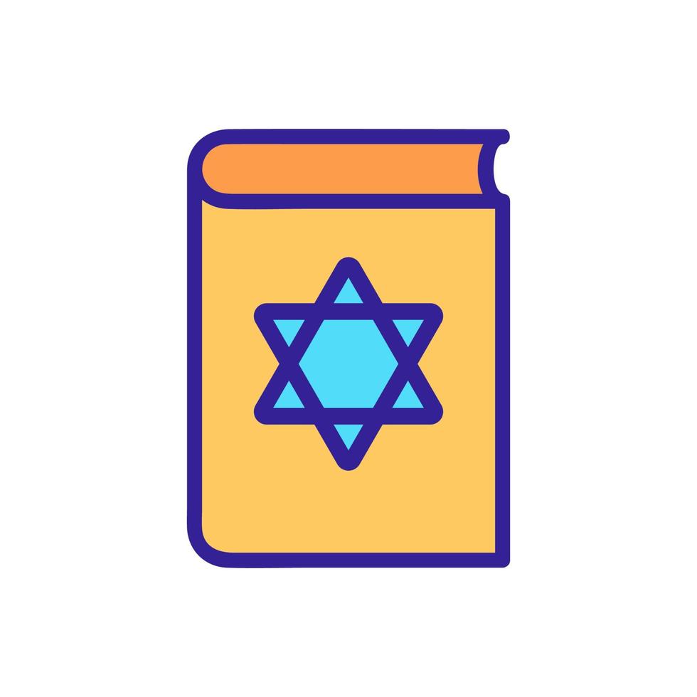 Israel icon vector. Isolated contour symbol illustration vector