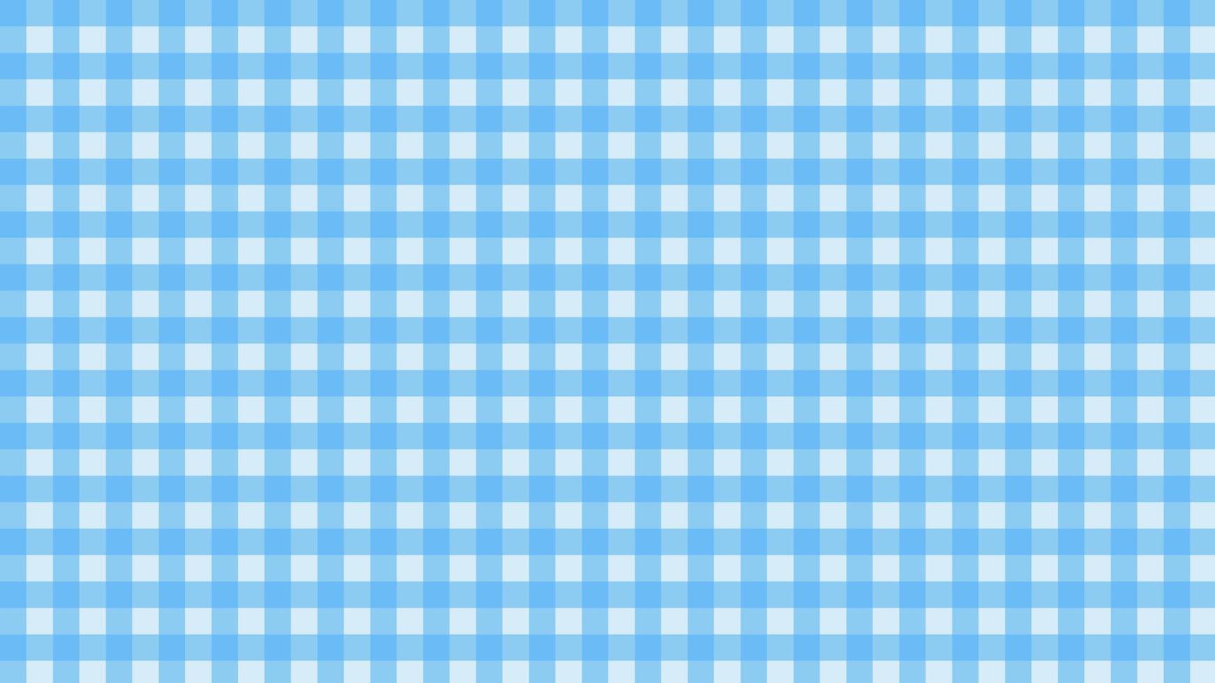 cute blue gingham checkers, plaid, checkerboard pattern aesthetic wallpaper illustration, perfect for wallpaper, backdrop, postcard, background for your design vector